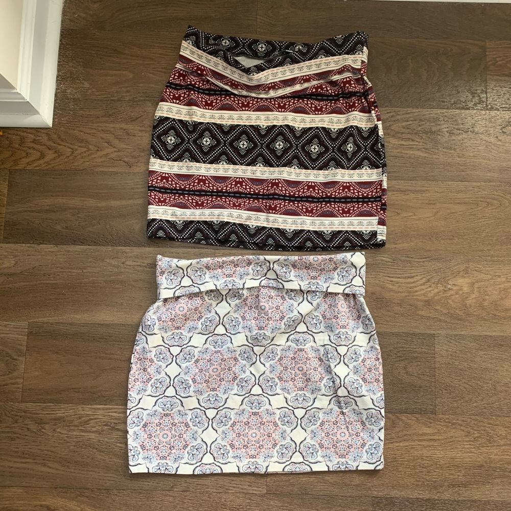 Charlotte Russe large mini skirts
